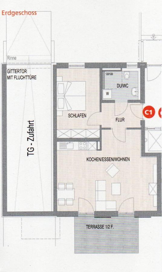 Antike & Modern Deluxe Apartment Günzburg Exterior foto